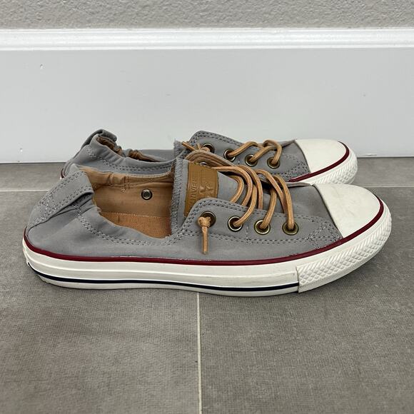 Converse Chuck Taylor All Star Womens 8 Gray Shoreline Casual Slip On Shoes - Picture 1 of 6